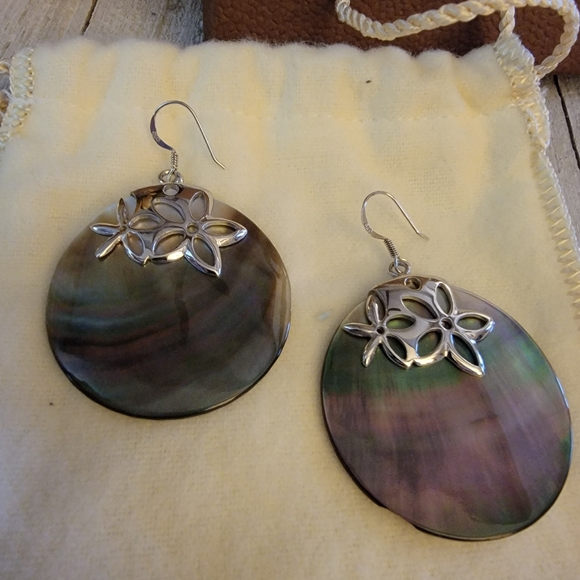 NIB Amanda Sterett Iredecent Earrings - Picture 7 of 8